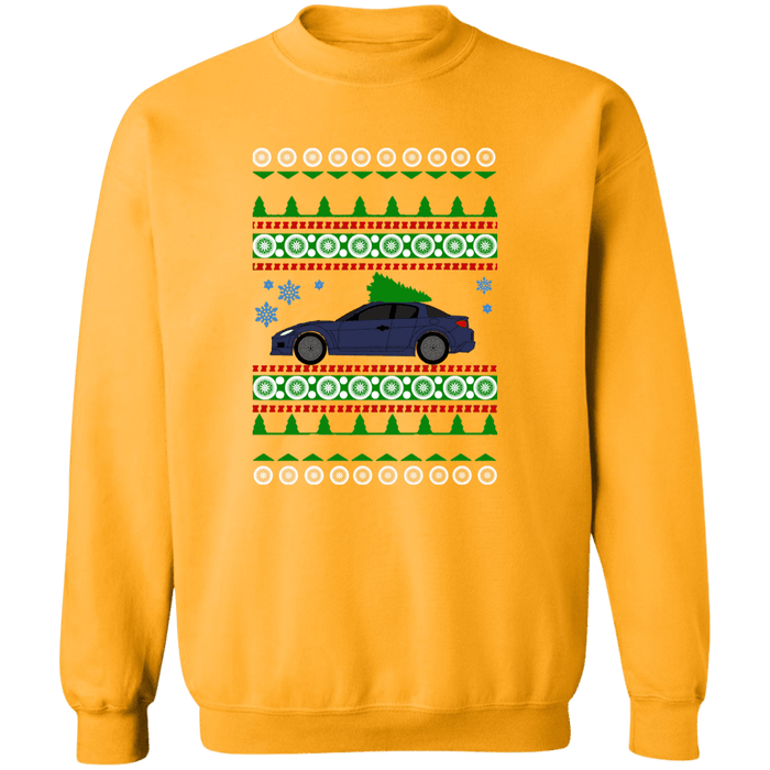 Mazda RX-8 Ugly Christmas Sweater Sweatshirt V2