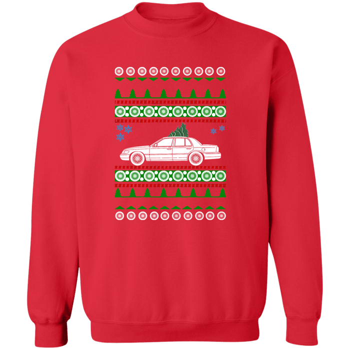 Mercury Grand Marquis 3rd Gen 1998-2002 Ugly Christmas Sweater Sweatshirt