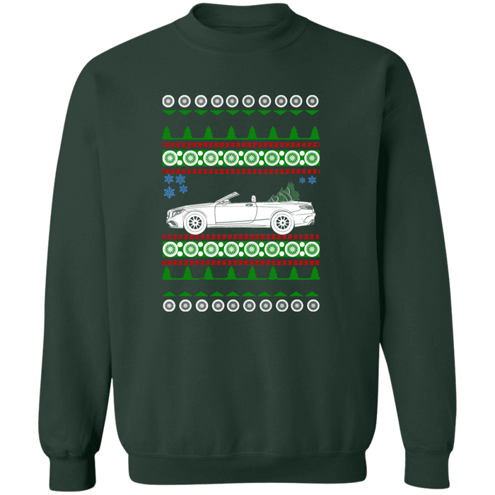 German Car like an S63 AMG Convertible V2 Ugly Christmas "sweater" sweatshirt