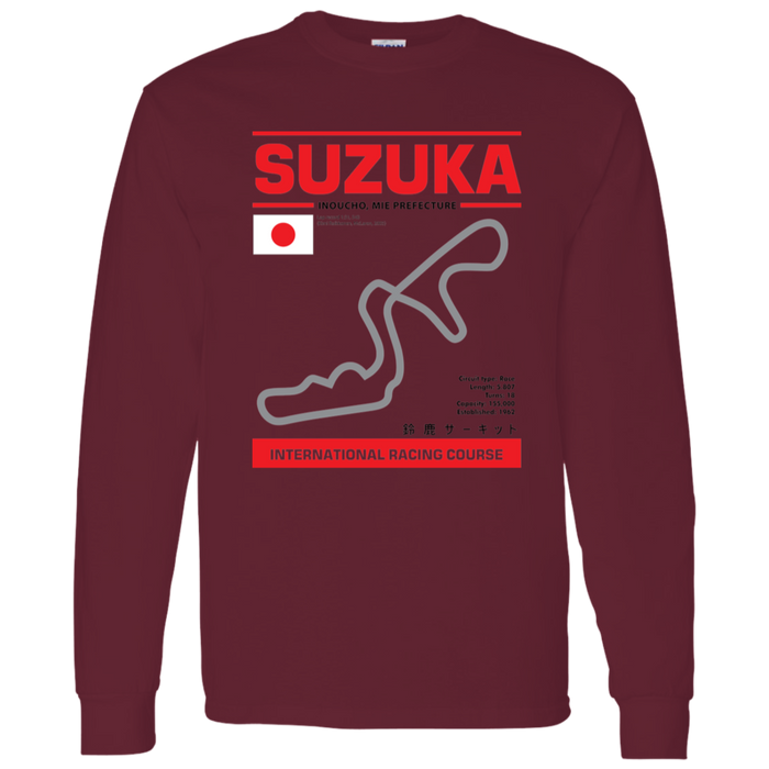 Track Outline Series Suzuka Long Sleeve T-shirt