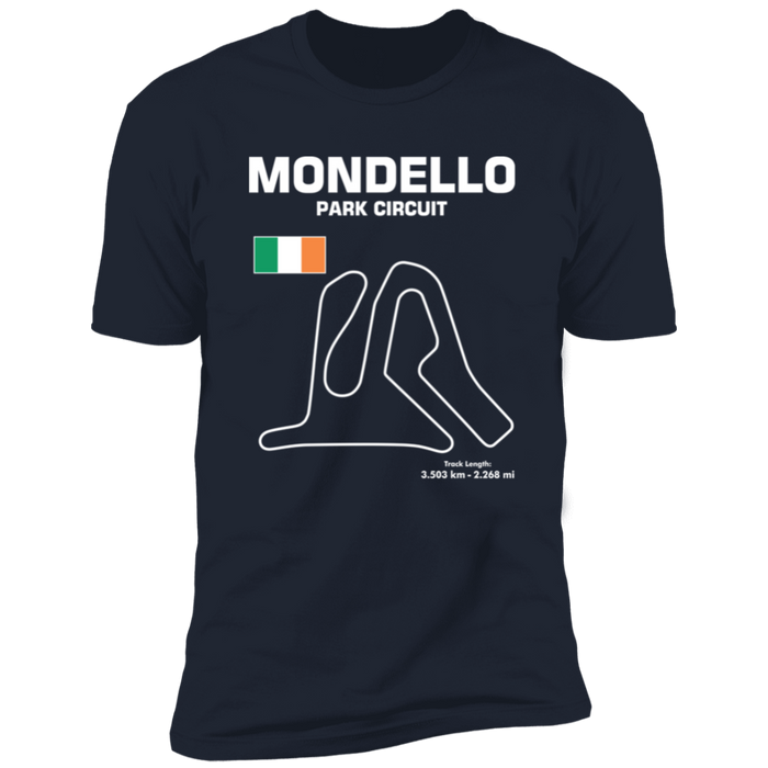 Track Outline Series Mondello Park Circuit t-shirt