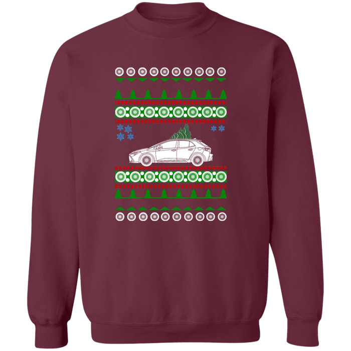 Toyota Corolla hatchback 2024 Ugly Christmas Sweater Sweatshirt