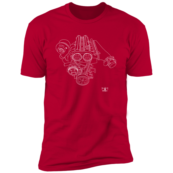 Engine Blueprint Series Toyota 2JZ t-shirt