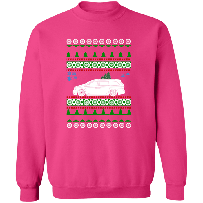 Slammed Minivan 4th Ugly Christmas Sweater Sweatshirt