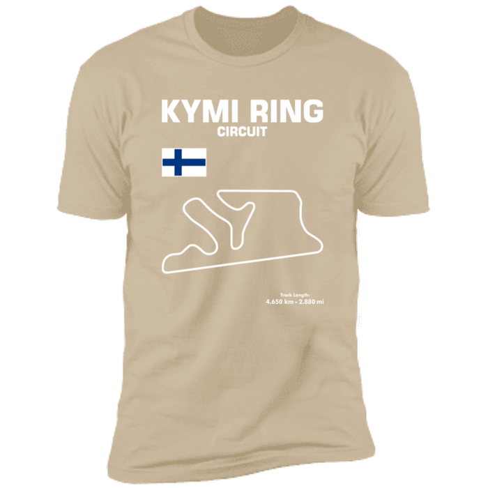 Track Outline Series Kymi Ring Circuit Finland T-shirt