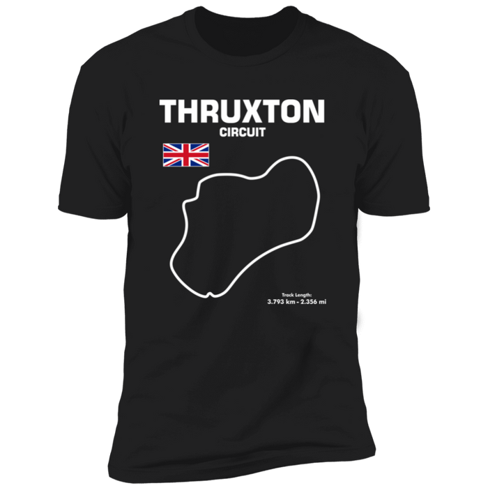 Track Outline Series Thruxton Circuit UK T-shirt