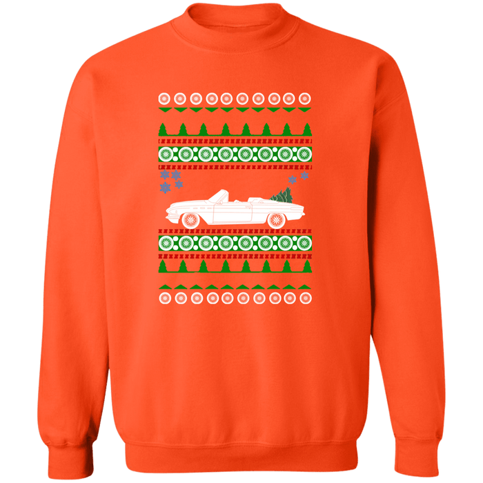 Buick Skylark Convertible 1962 Ugly Christmas Sweater Sweatshirt