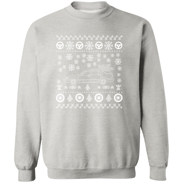 Saab 9-5 Wagon Ugly Christmas Sweater Sweatshirt V2