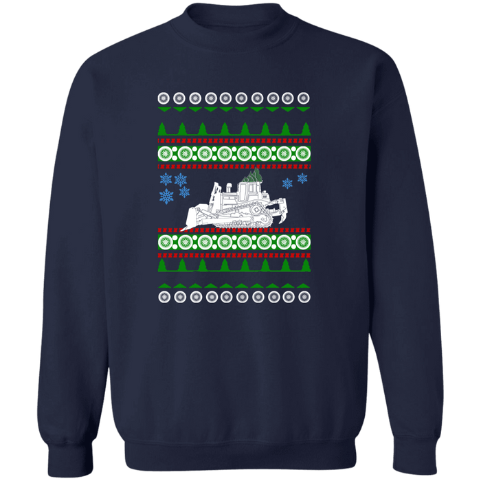 Bull Dozer like a D8 Ugly Christmas Sweater Sweatshirt