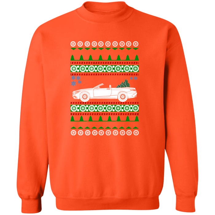 German Car like an S63 AMG Convertible V2 Ugly Christmas "sweater" sweatshirt