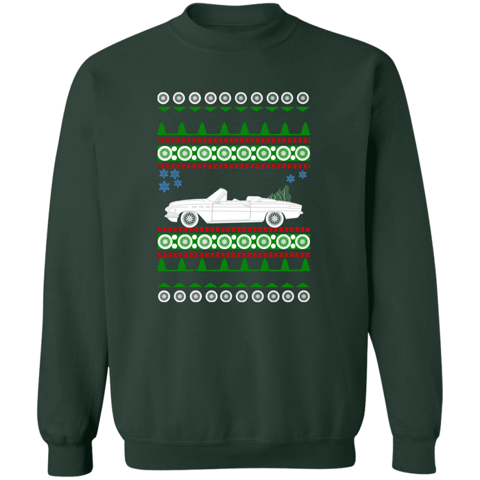 Buick Skylark Convertible 1962 Ugly Christmas Sweater Sweatshirt