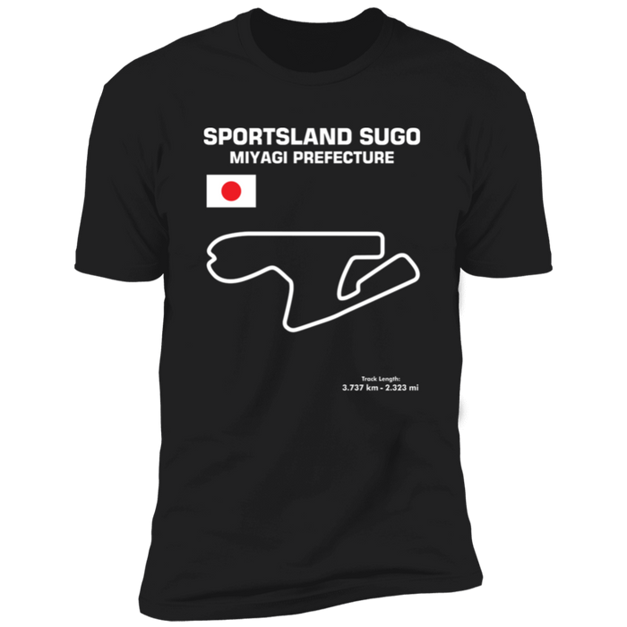 Track Outline Sportsland Sugo Japan T-shirt