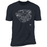 Engine Outline Series B58 BMW or Toyota Engine t-shirt