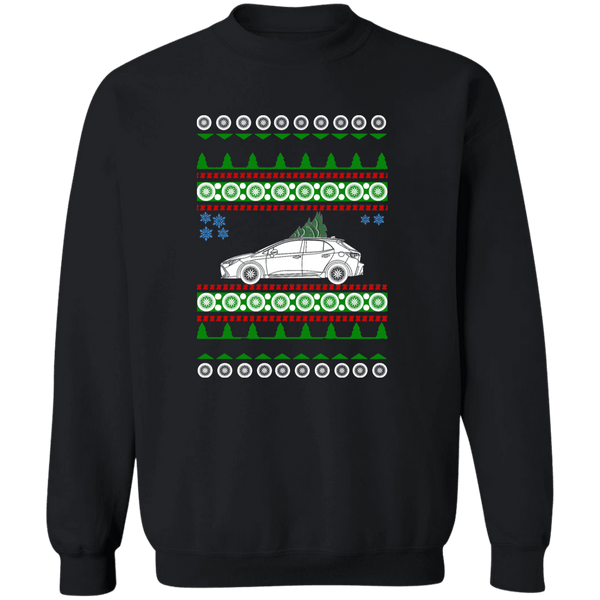 Toyota Corolla hatchback 2024 Ugly Christmas Sweater Sweatshirt