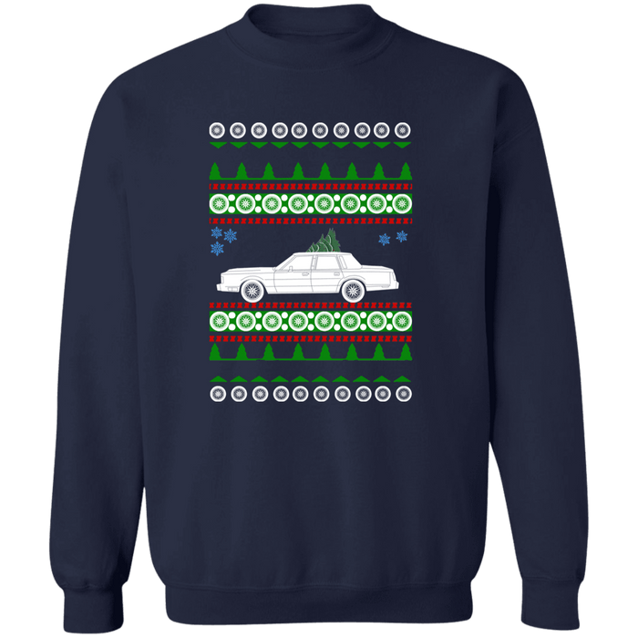 Lincoln Towncar 1989 Town Car Ugly Christmas Sweater Sweatshirt