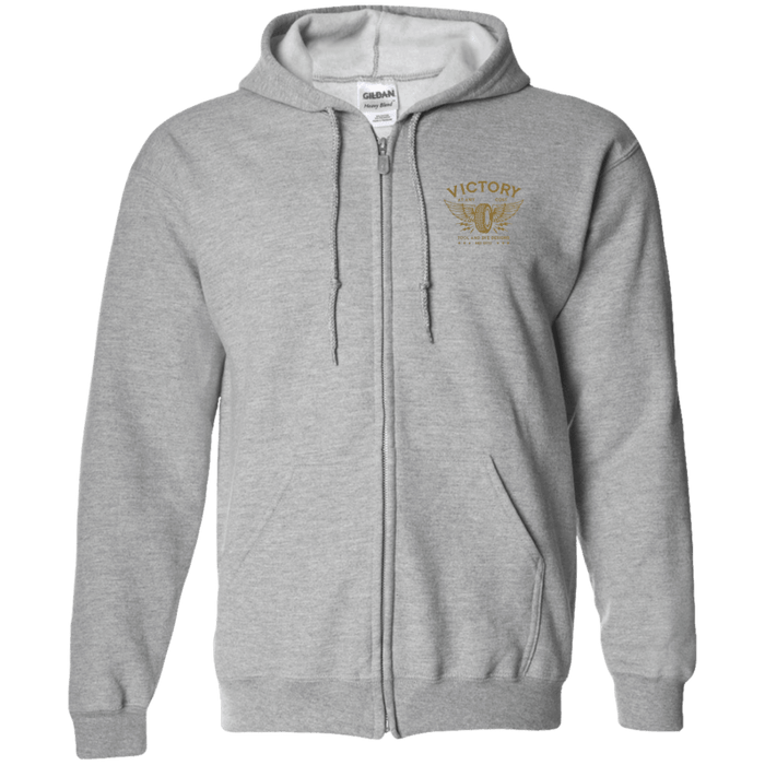 Victory At Any Cost Motorsports Zip Up Hoodie