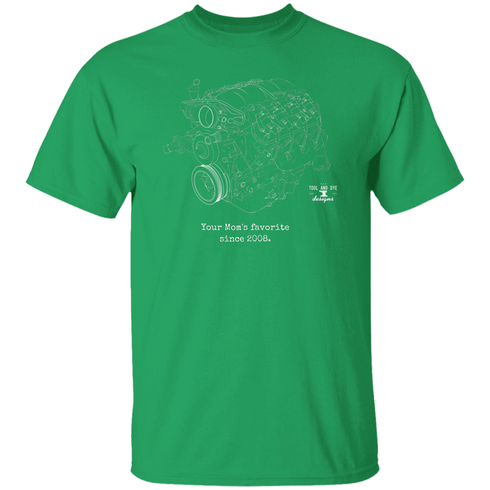 Engine Blueprint Series LS1 LS3 Your Mom's favorite since 2008 t-shirt