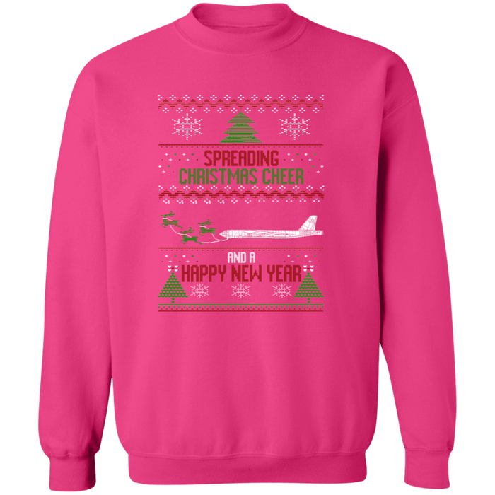 B-52 Airplane Military Ugly Christmas Sweater Sweatshirt