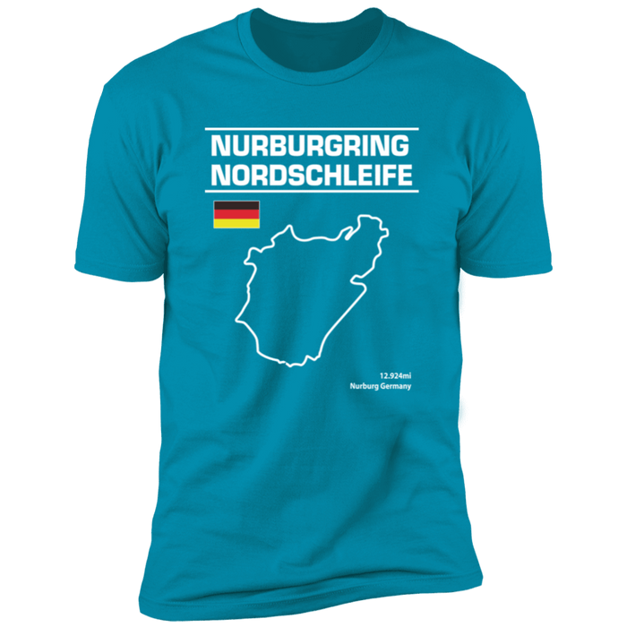 Nurburgring Nordschleife Track Outline Series T-shirt