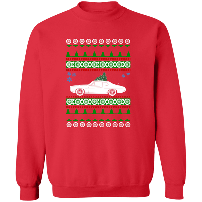 2nd gen Pontiac GTO Ugly Christmas Sweater Sweatshirt