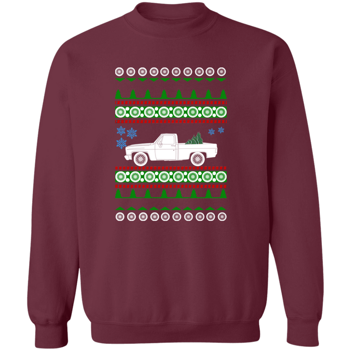 C10 Ugly Christmas Sweater 1985 Short Bed Sweatshirt