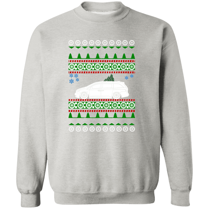 Slammed Minivan 4th Ugly Christmas Sweater Sweatshirt