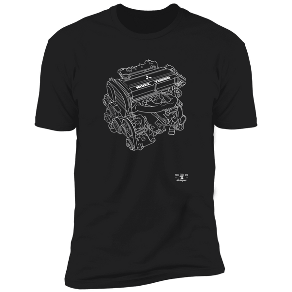 Engine Blueprint Series 4G63 Mivec Stock Turbo T-shirt