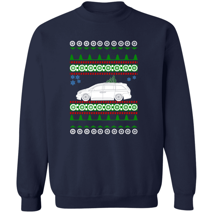 Slammed Minivan 4th Ugly Christmas Sweater Sweatshirt