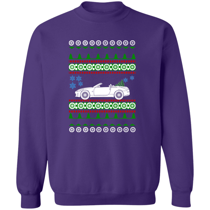 Nissan 350z Convertible Ugly Christmas Sweater Sweatshirt