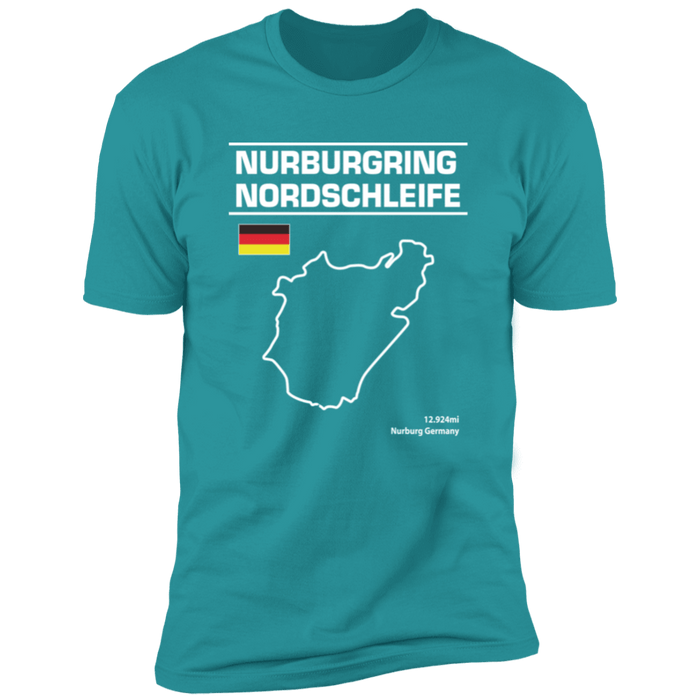 Nurburgring Nordschleife Track Outline Series T-shirt