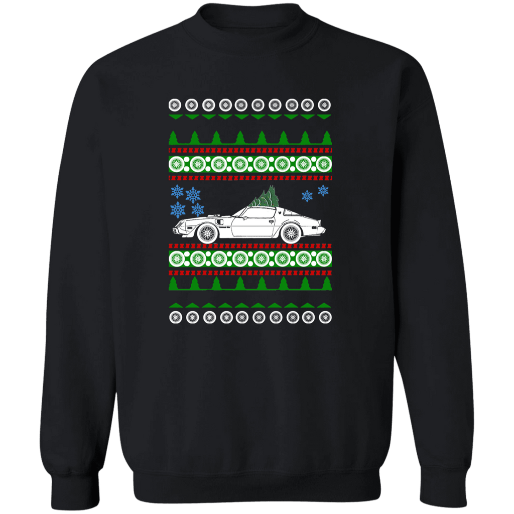 1979 Pontiac Trans Am new tree Ugly Christmas Sweater Sweatshirt