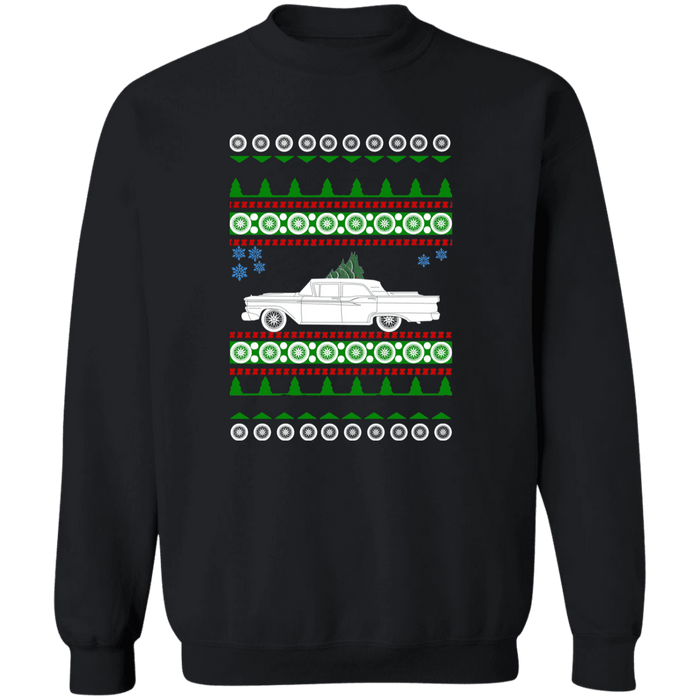 Ford Galaxie 1959 Ugly Christmas Sweater Sweatshirt