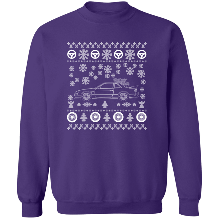 S13 Nissan 240sx Silvia Ugly Christmas Sweater Jumper V2