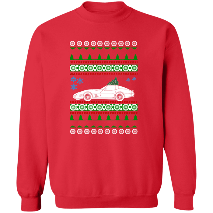 C3 Corvette Ugly Christmas Sweater Sweatshirt 1981 1982