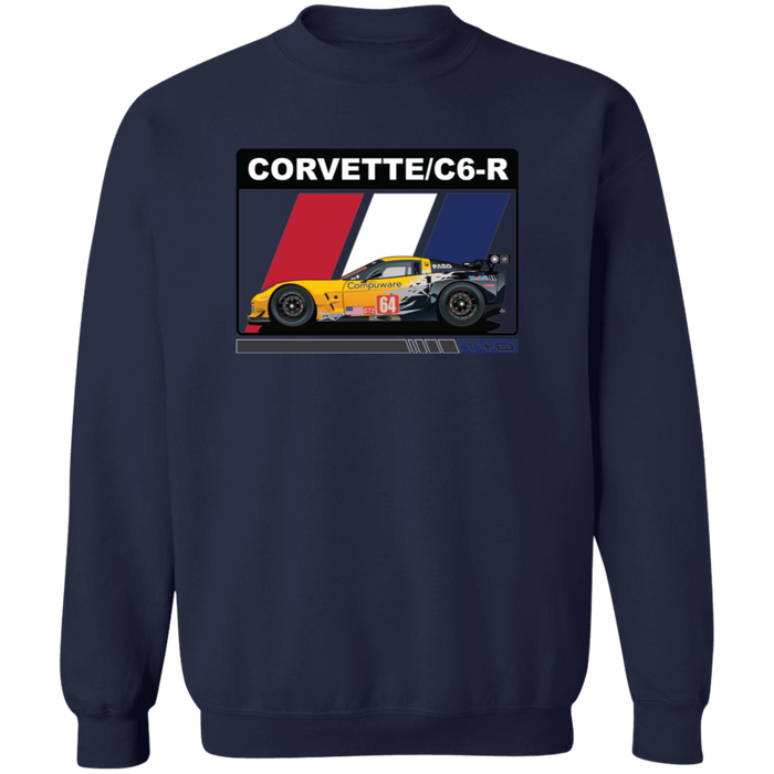 Race Car like a C6-R Sweatshirt