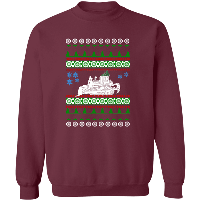 Bull Dozer like a D8 Ugly Christmas Sweater Sweatshirt