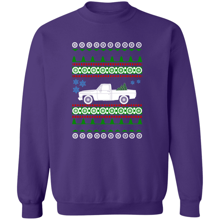 C10 Ugly Christmas Sweater 1985 Short Bed Sweatshirt