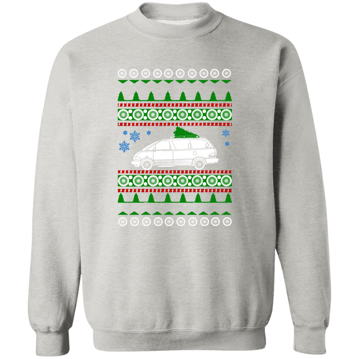 Van like a Toyota Previa Ugly Christmas Sweater Sweatshirt