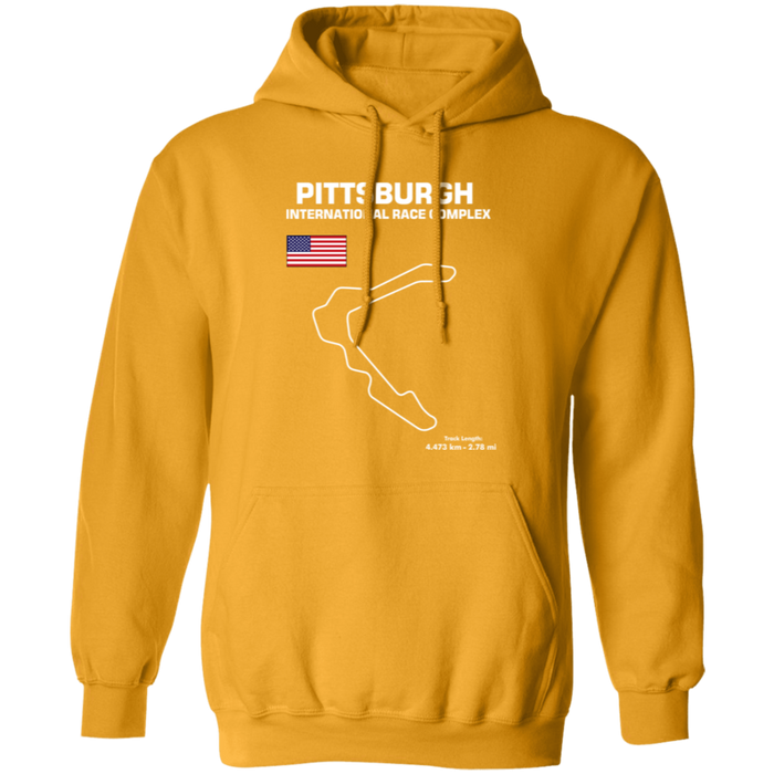 Pittsburgh International Race Complex Track Outline Hoodie