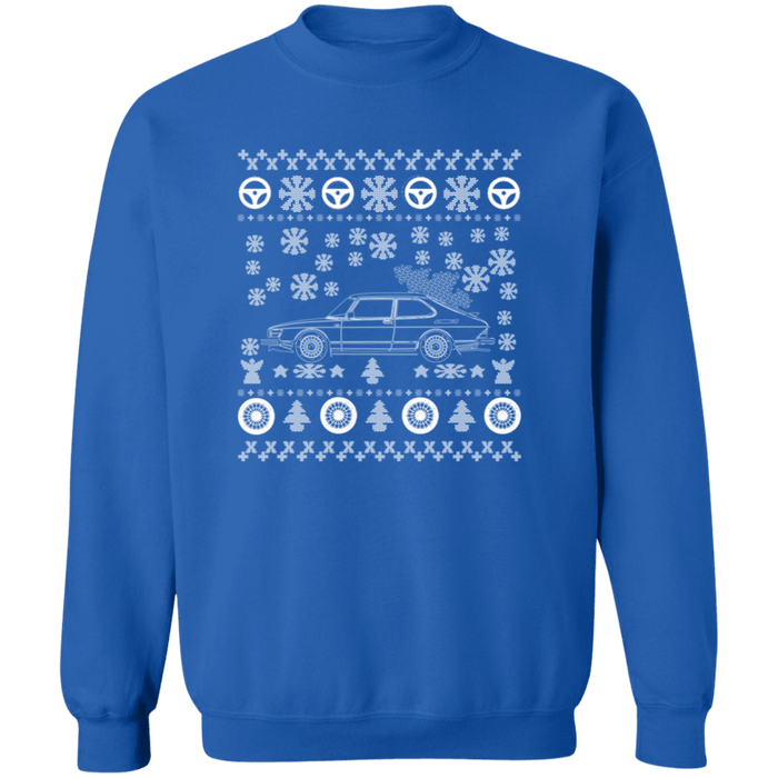 Saab 900 1987-1993 Ugly Christmas Sweater Sweatshirt V2