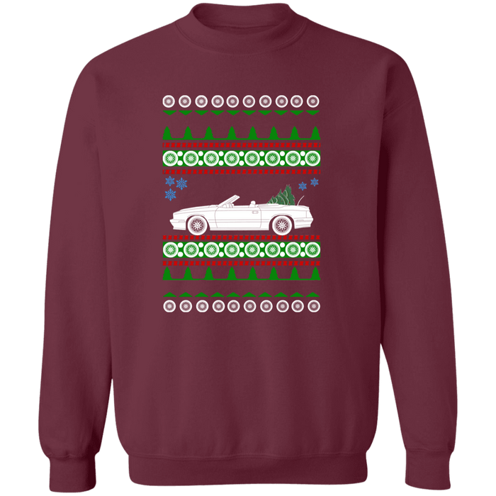 Mercury Capri ASC Mclaren Convertible  Ugly Christmas Sweater Sweatshirt