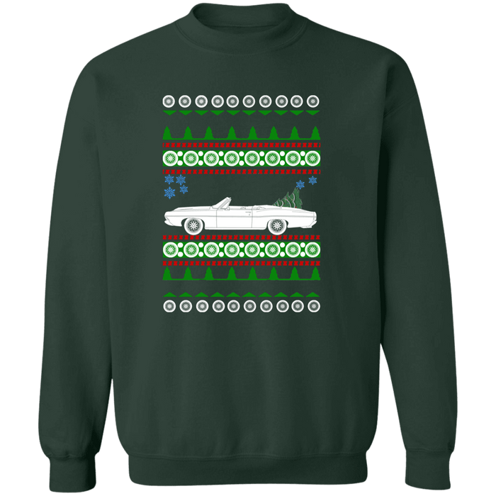 Ford Galaxie Convertible 1968 Ugly Christmas Sweater Sweatshirt