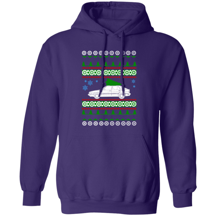 Saab 9000 Ugly Christmas Sweater Hoodie