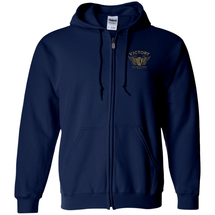 Victory At Any Cost Motorsports Zip Up Hoodie