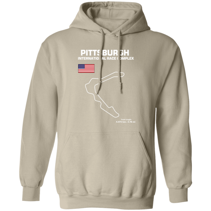 Pittsburgh International Race Complex Track Outline Hoodie