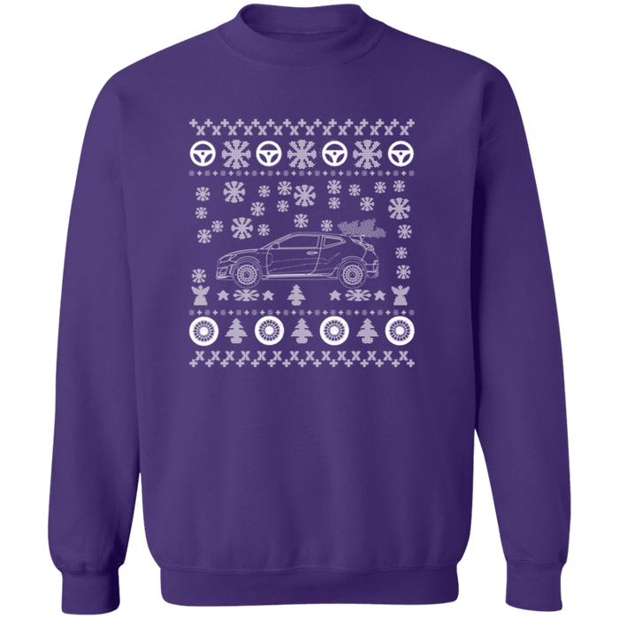 Hyundai Veloster N 2nd gen Ugly Christmas Sweater Sweatshirt