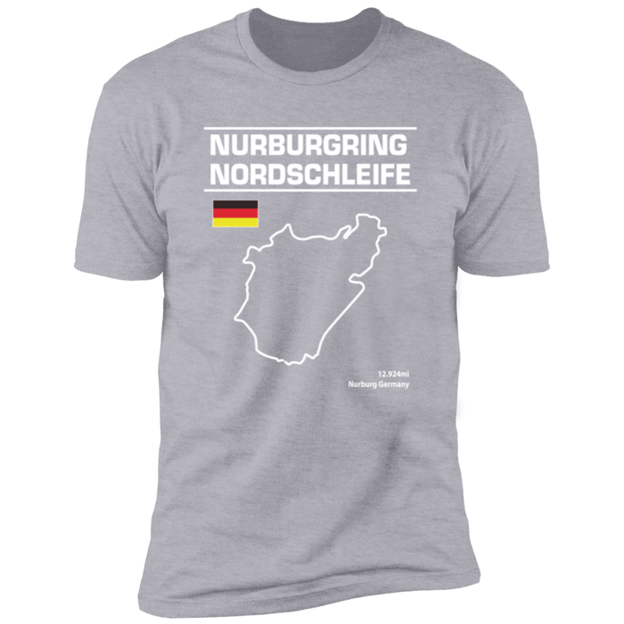 Nurburgring Nordschleife Track Outline Series T-shirt