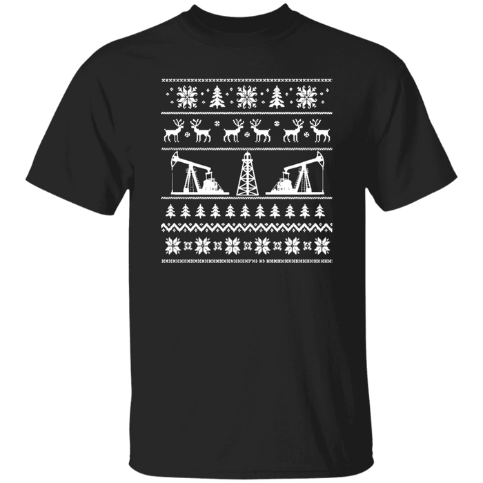 Oil Rigger Ugly Christmas "Sweater" t-shirt