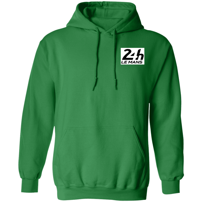 Circuit De La Sarthe 24 Heures Du Mans Track Outline Series Hoodie Front and Rear Print V3