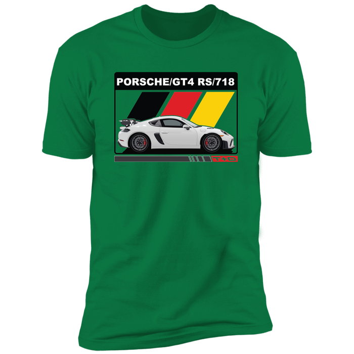 German Car like a 718 GT4 RS German Flag shirt